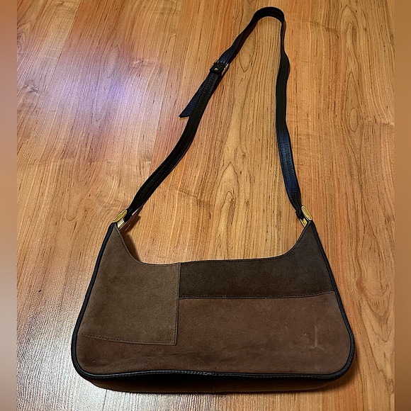 Léco brown and black mini shoulder bag - Picture 1 of 3